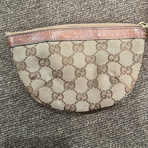 Gucci Vintage Guccissima Brown Leather Bamboo Wristlet. - Picture 10 of 10